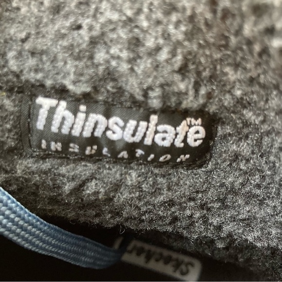 - Skechers Waterproof Thinsulate Insulation Rain Boots Blue W/ Black-White… - Picture 11 of 11